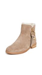 See By Chloe Louise Flat Shearling Boots
