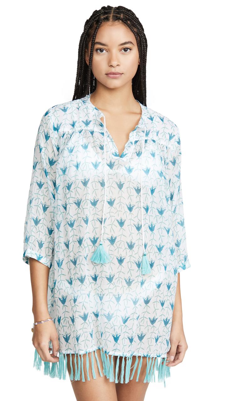 Roller Rabbit Dancing Flowers Serafina Tunic