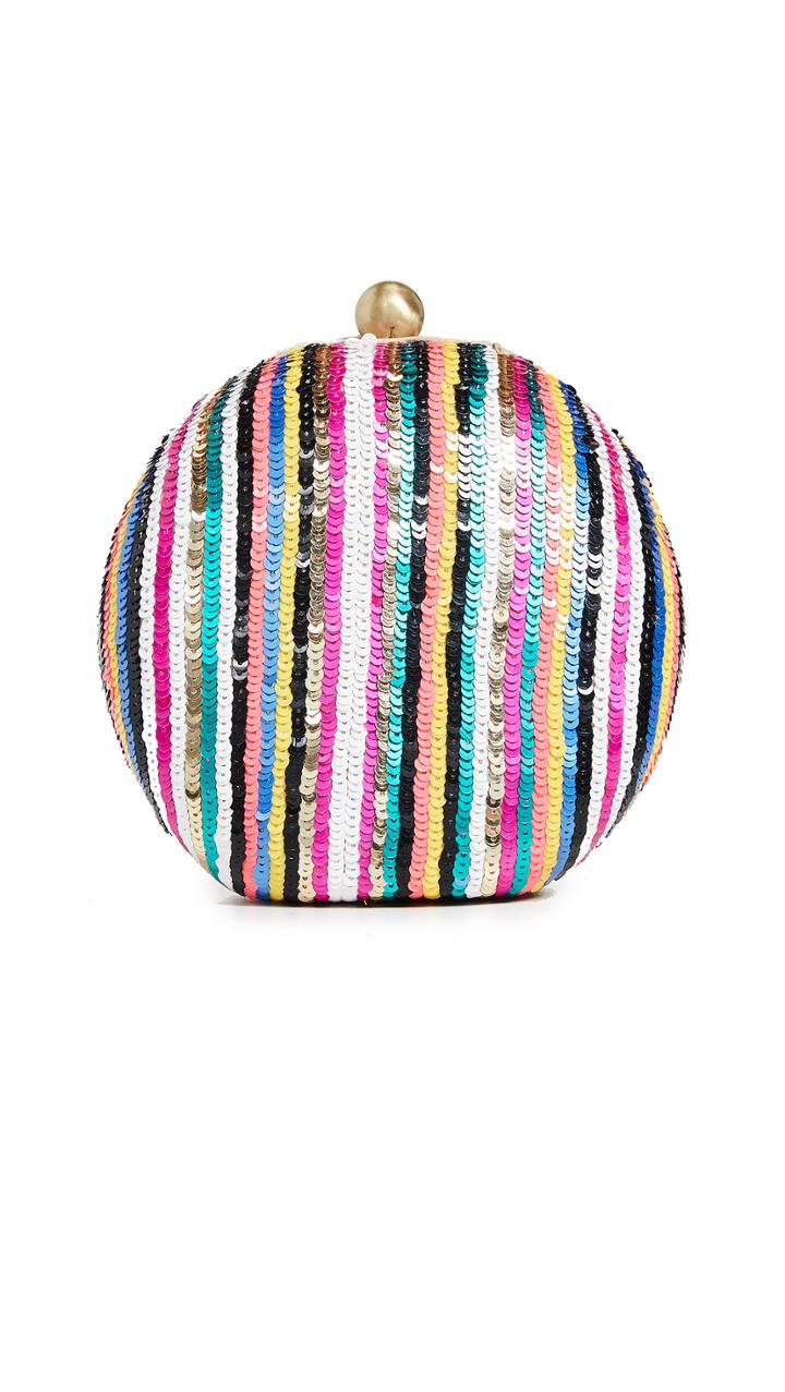 Santi Sequined Clutch