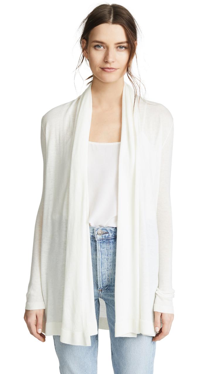 Theory Open Front Cashmere Cardigan