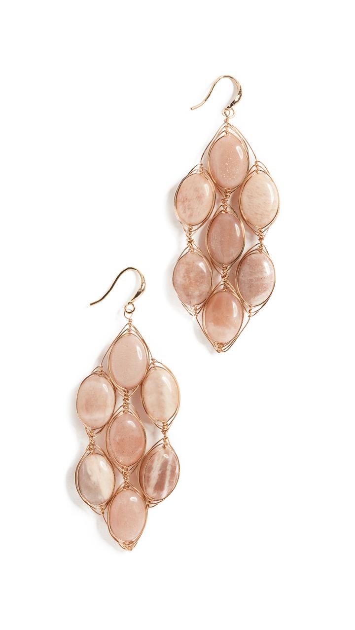 Theia Jewelry Aria Seven Stone Statement Earrings