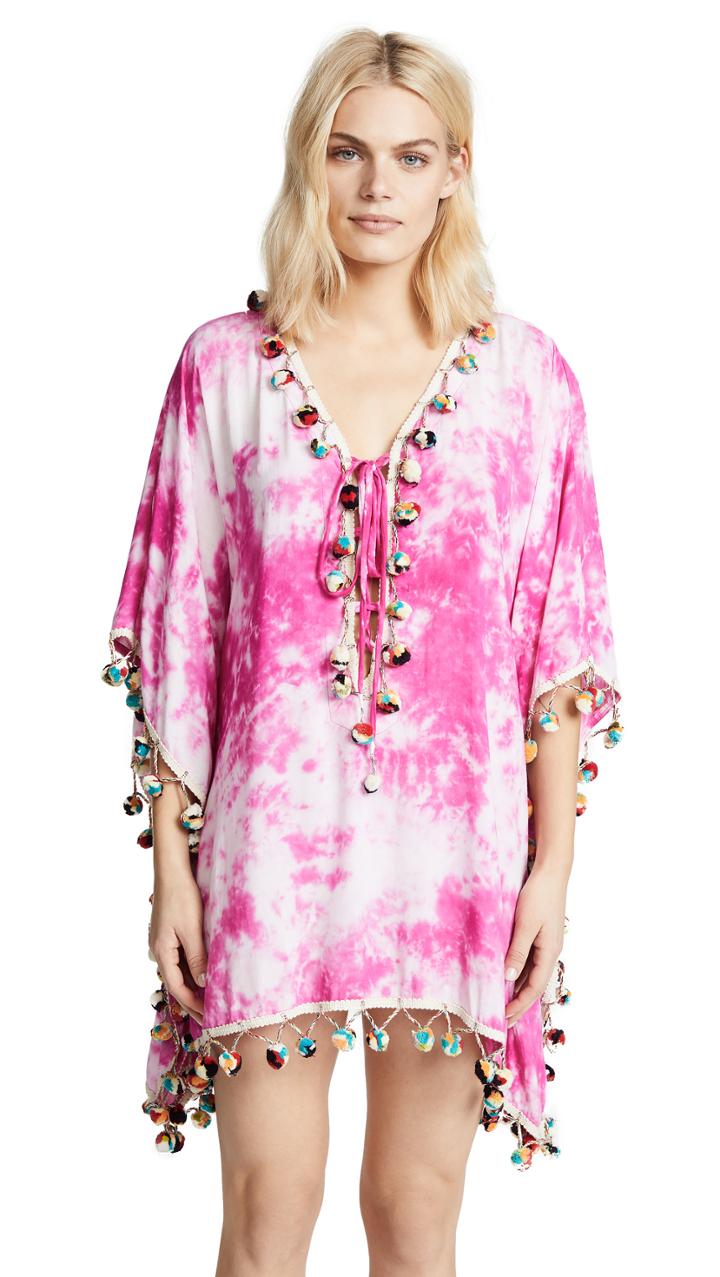 Bindya Tie Dye Modal Lace Up Tunic