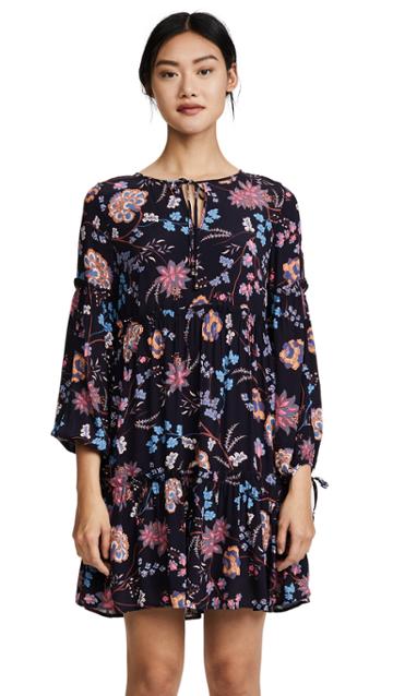 Ella Moon Floral Vine Dress