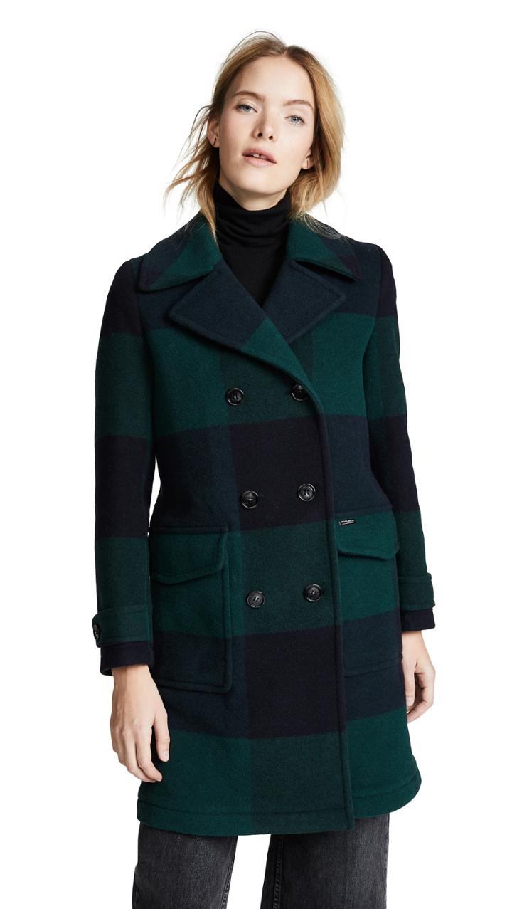 Woolrich W S Silverton Check Coat