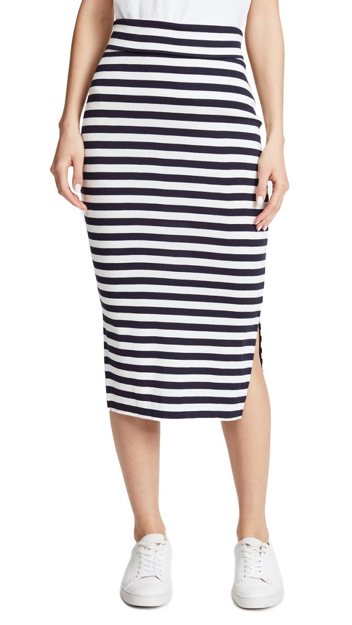 Petit Bateau 1x1 Striped Skirt