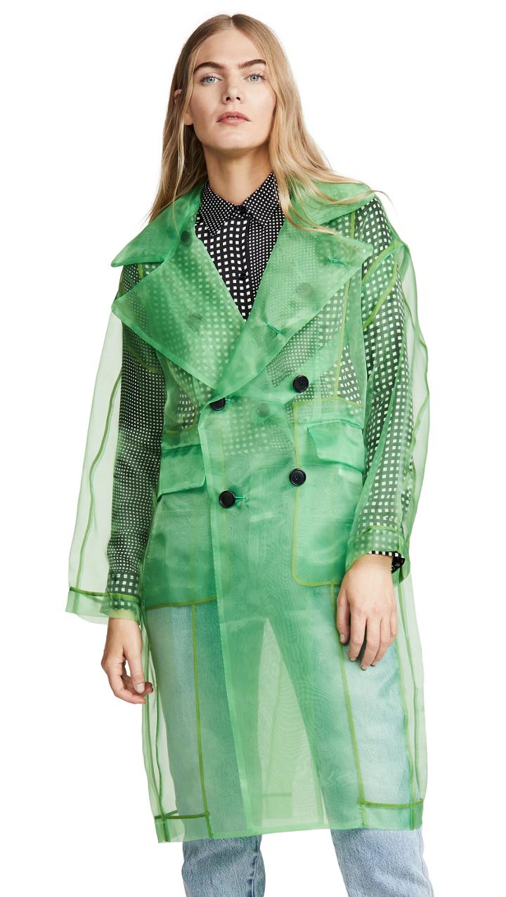 Toga Pulla Organza Trench Coat