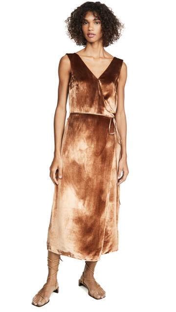 Vince Panne Wrap Dress