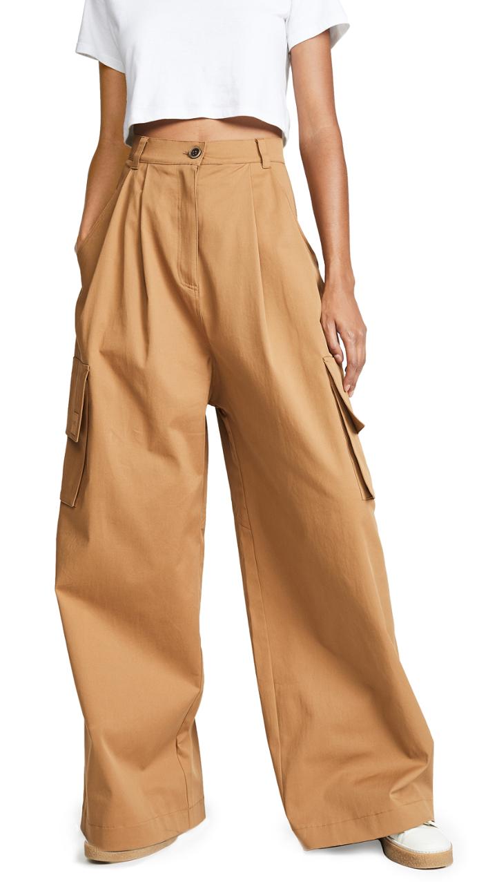 Natasha Zinko Wide Leg Cargo Trousers