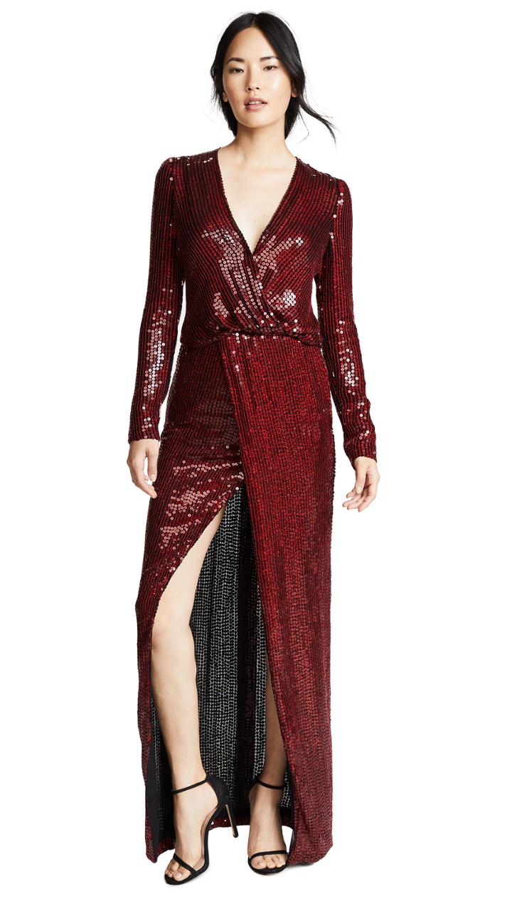 Galvan London Sequined Vera Dress