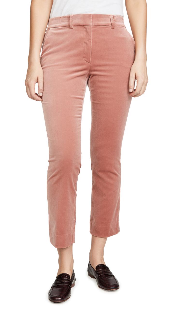 Frame Cropped Perfect Velvet Trousers