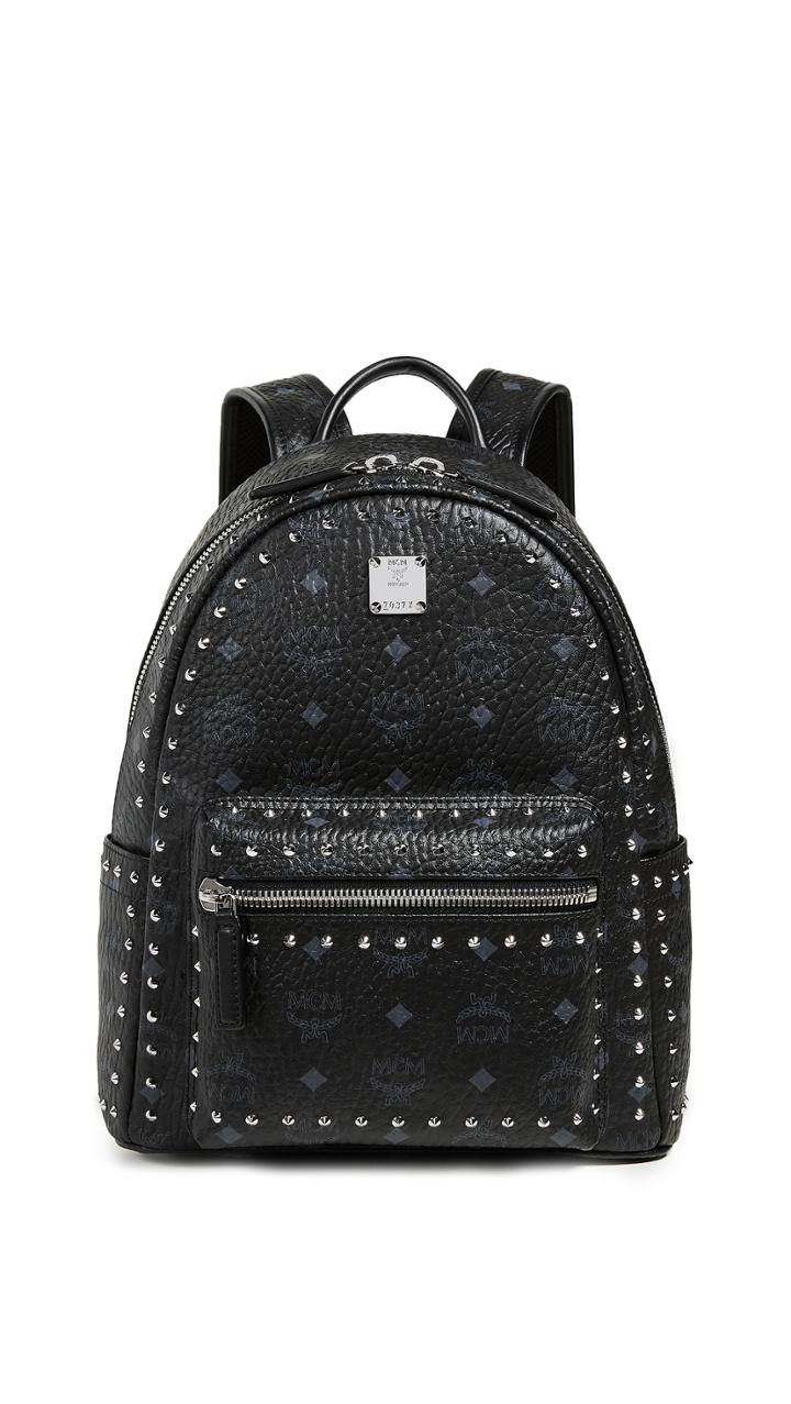Mcm Small Stark Studs Backpack