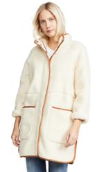 Madewell Sherpa Piped Coat