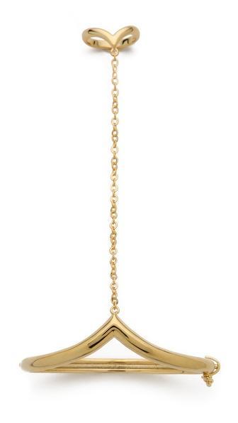 Noir Jewelry Simple Hand Chain - Gold