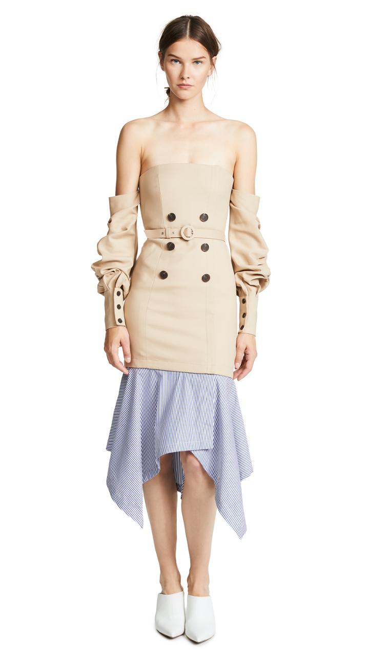 Jonathan Simkhai Tailored Corset Dress