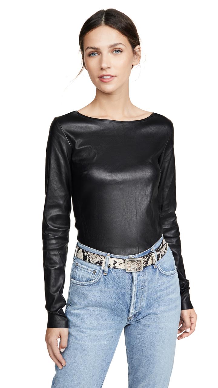 Sprwmn Ballerina Leather Top