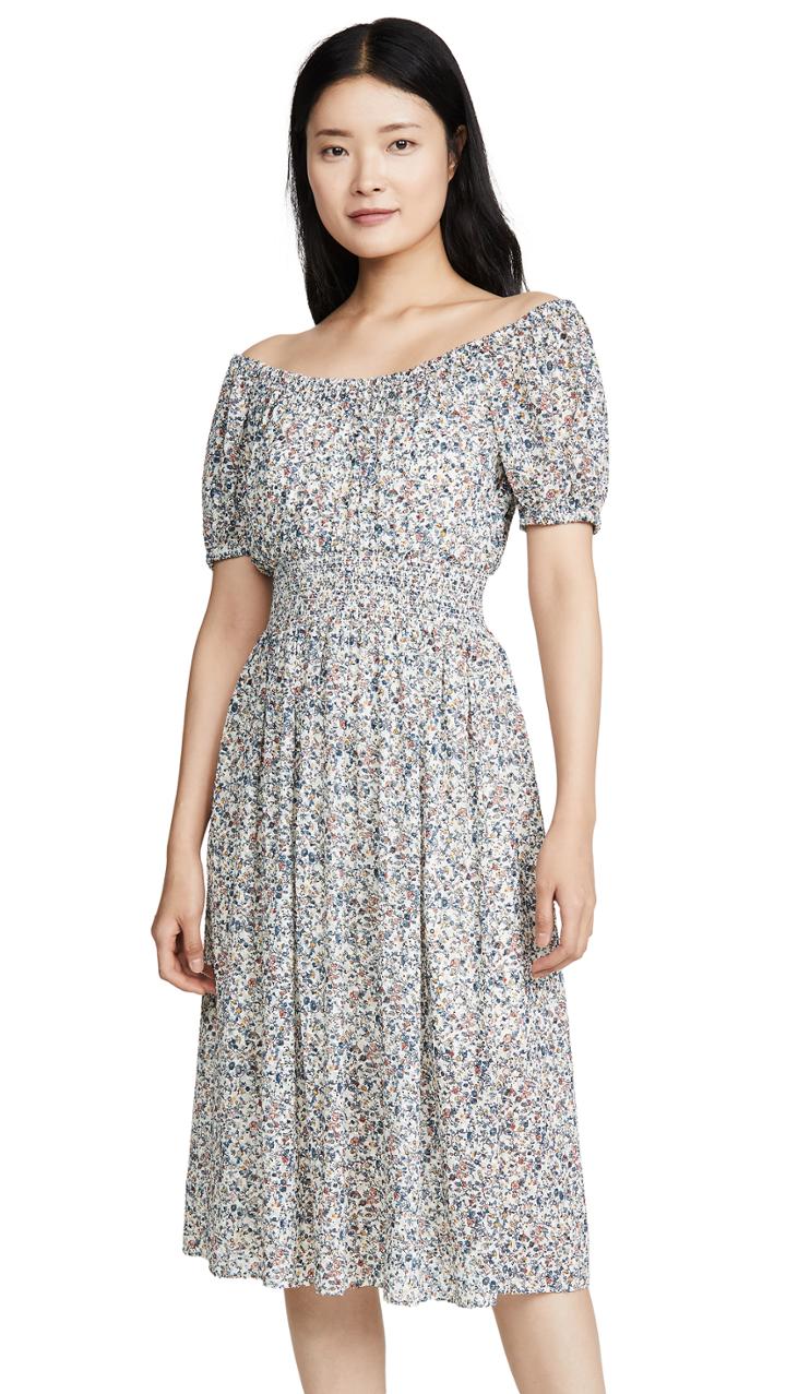 Madewell Smocked Waist Dress