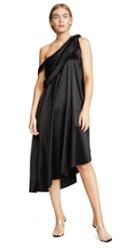 Baja East Wrap Drape Dress