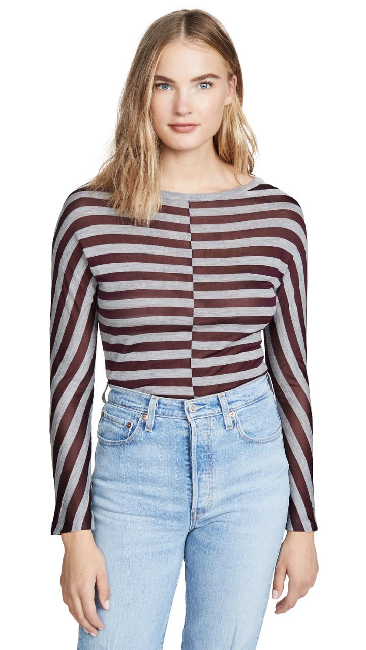 Jason Wu Wool Striped Sweater