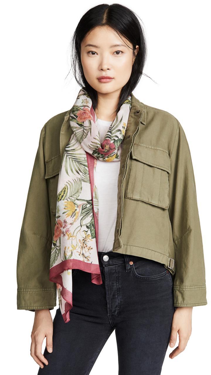 Rebecca Minkoff Tropical Long Scarf