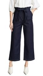 Alice Olivia Ryan Paperbag Denim Pants
