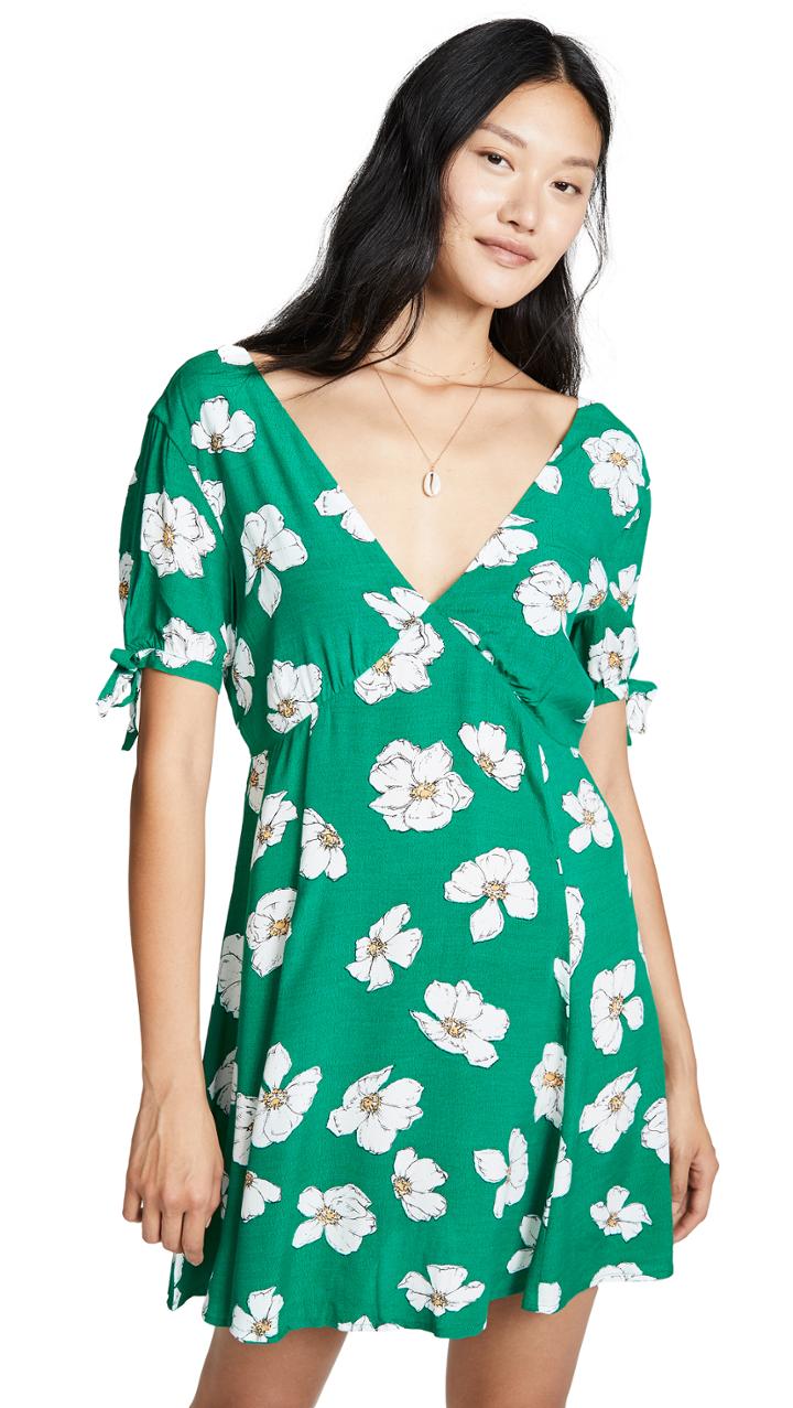 Minkpink Green House Dress