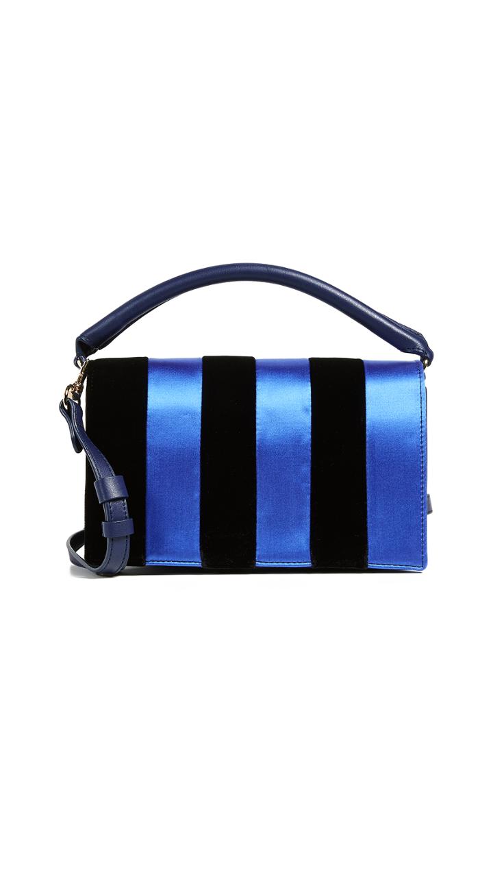 Diane Von Furstenberg Bonne Soiree Velvet Shoulder Bag