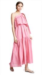 Goen J One Shoulder Tiered Dress