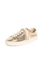 Soludos Metallic Lace Up Sneakers