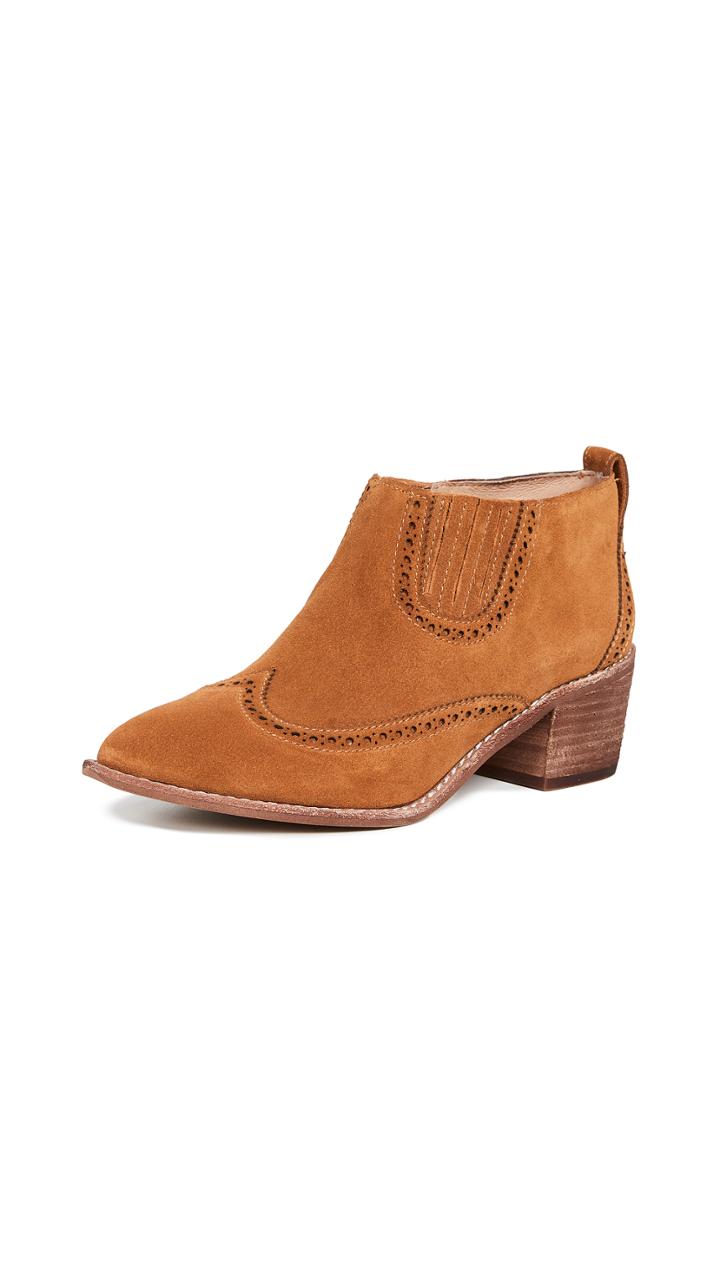 Madewell The Grayson Brogue Chelsea Booties