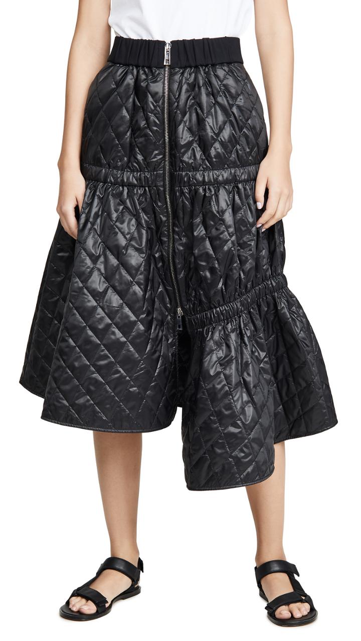 Tibi Asymmetric Skirt