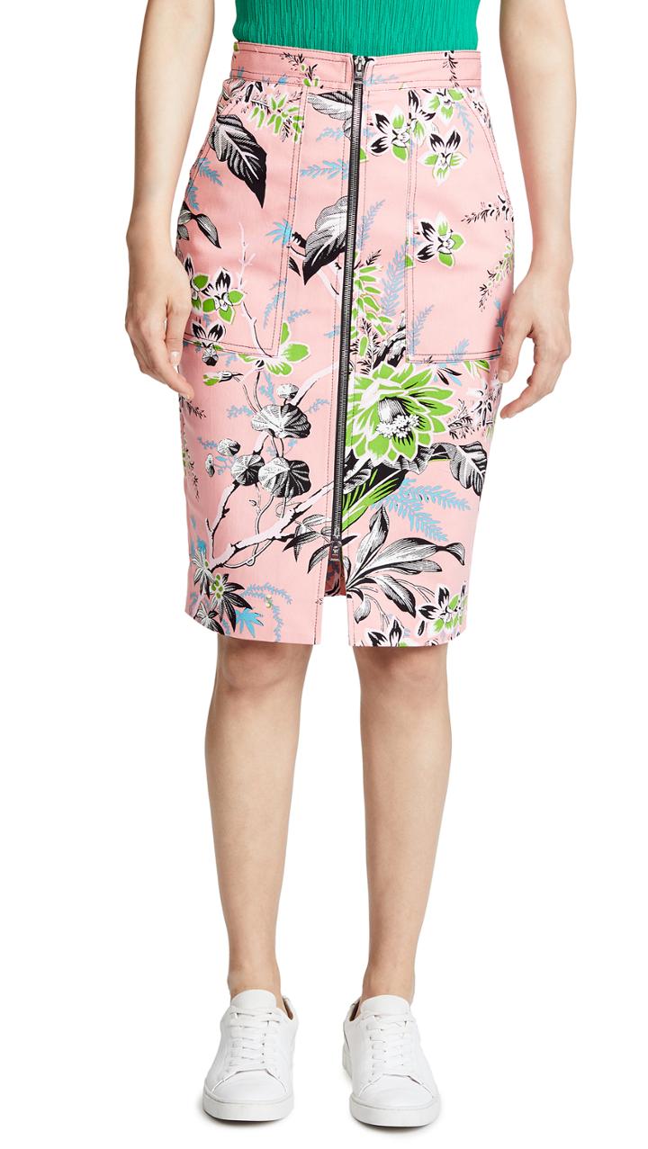 Diane Von Furstenberg Zip Skirt
