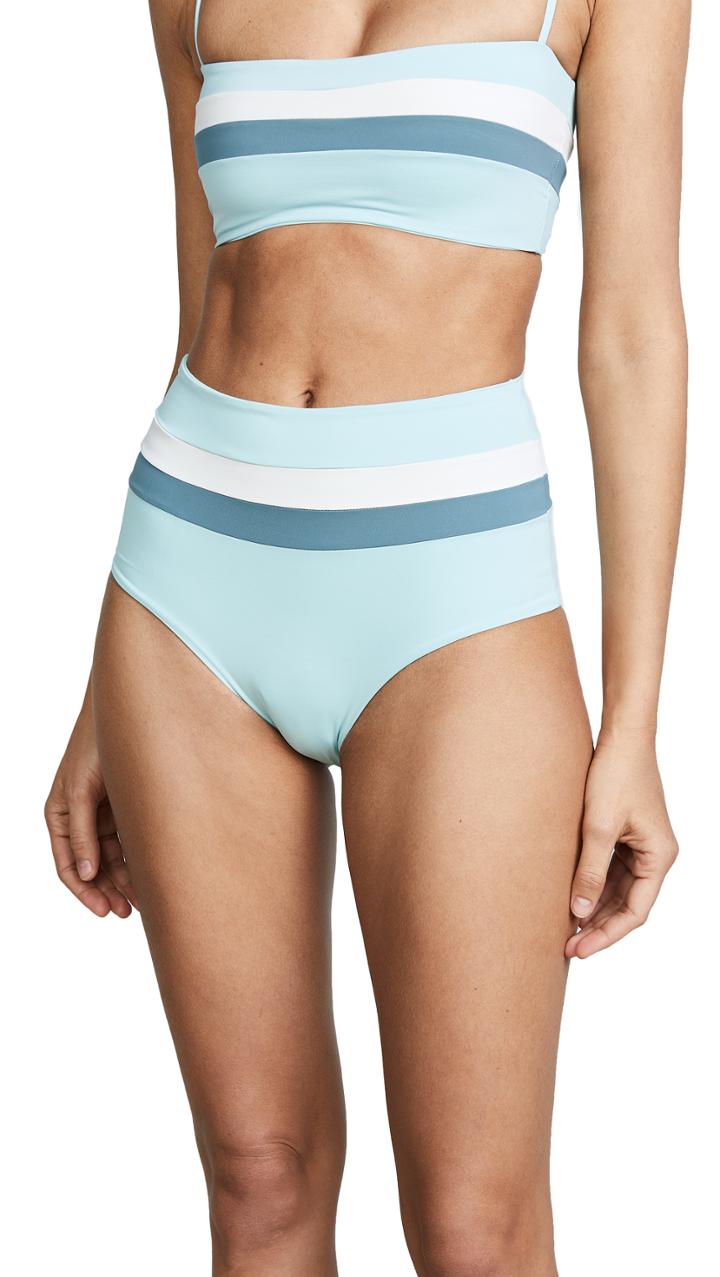 Lspace L*space Portia Stripe Bikini Bottoms