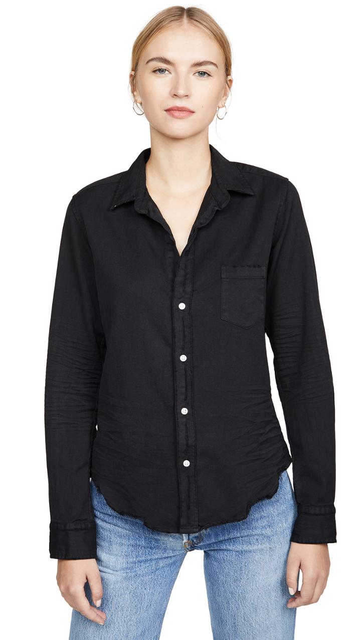 Frank Eileen Barry Long Sleeve Denim Button Down