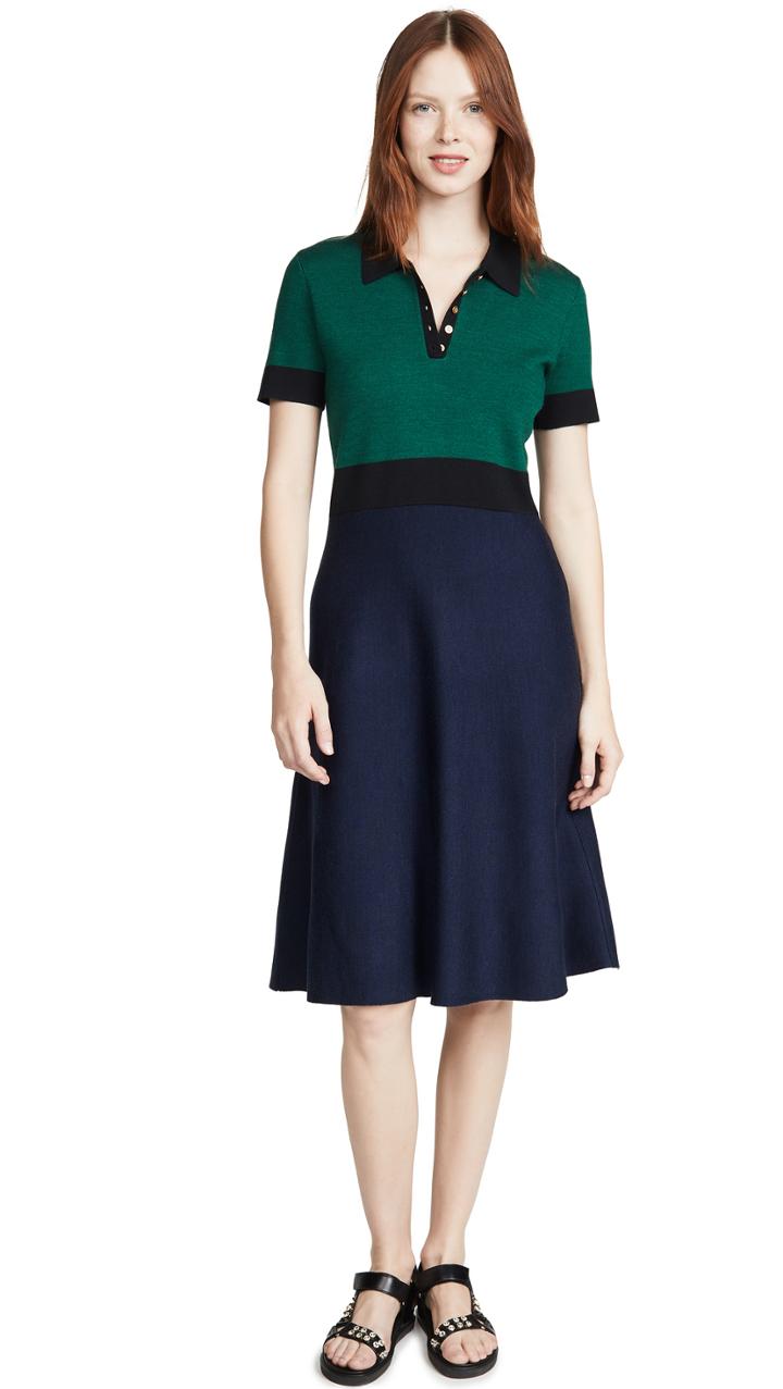Tory Burch Colorblock Sweater Dress