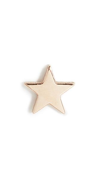Zoe Chicco 14k Single Itty Bity Star Stud Earring