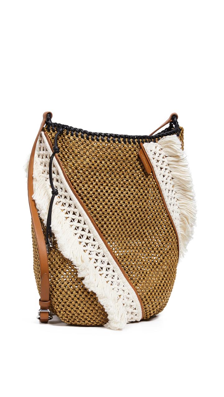 3 1 Phillip Lim Marlee Open Weave Bag With Fringe