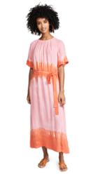 Raquel Allegra Reversible Flutter Sleeve Dress