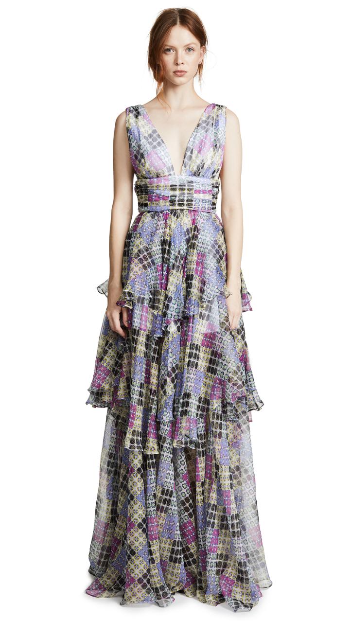 Caroline Constas Paros Maxi Dress