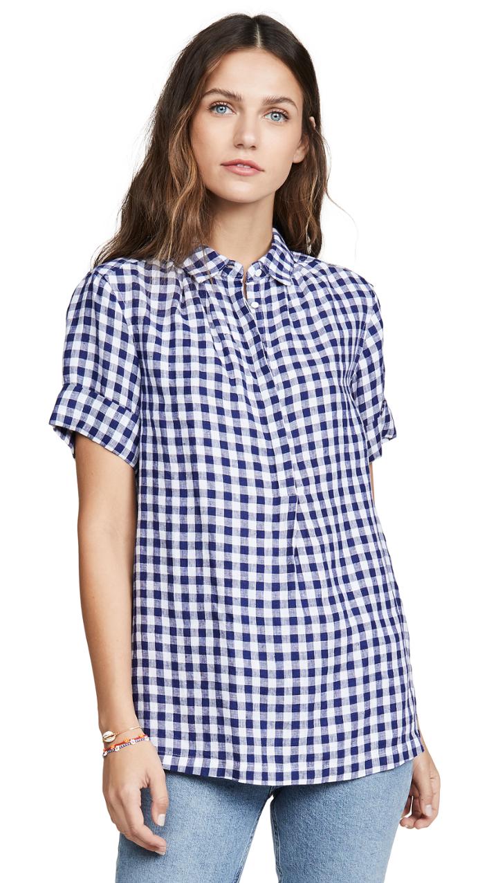 Ayr The Burst Button Down