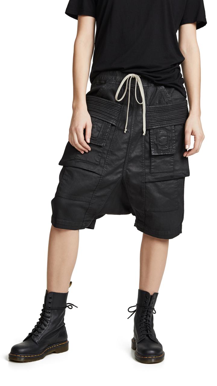 Rick Owens Drkshdw Cargo Shorts