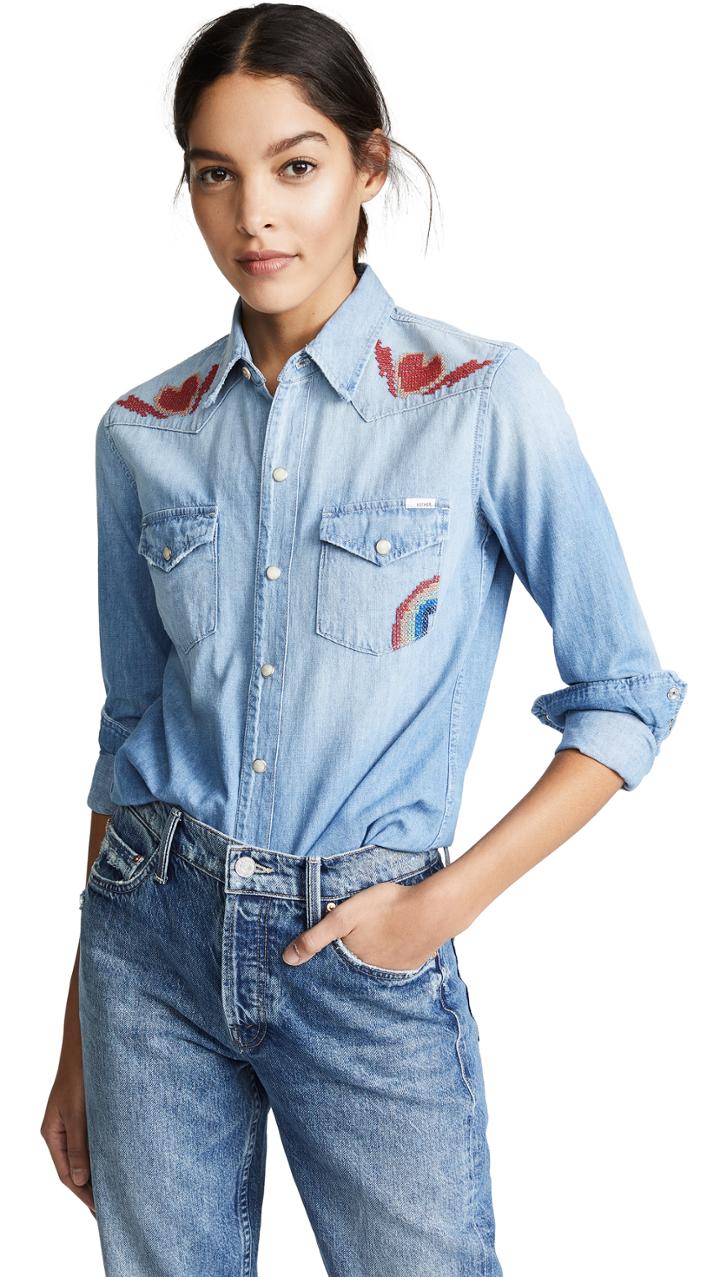 Mother All My Exs Button Down