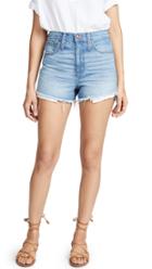 Madewell The Perfect Jean Shorts Step Hem Edition