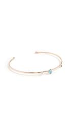 Wwake 14k Three Stone Cuff Bracelet