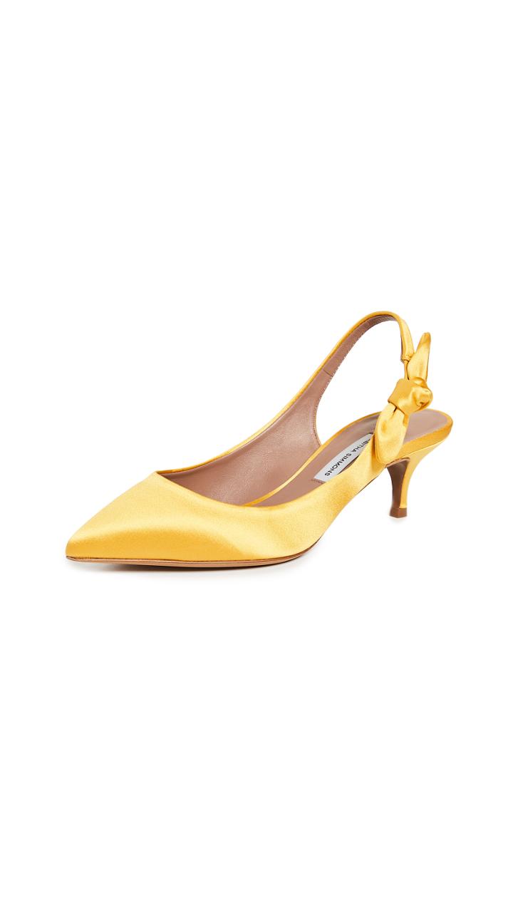 Tabitha Simmons Rise Bow Slingback Pumps