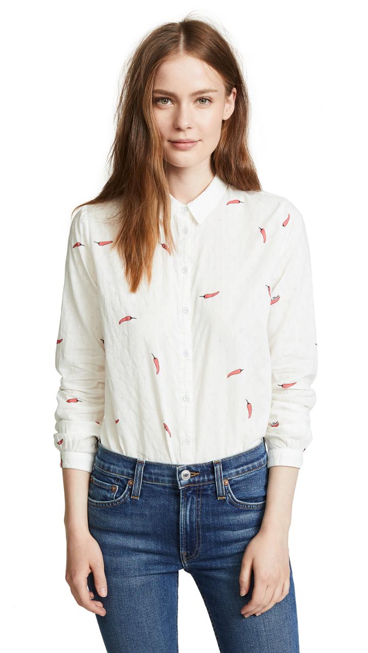 Scotch Soda Maison Scotch Chilli Pepper Button Down