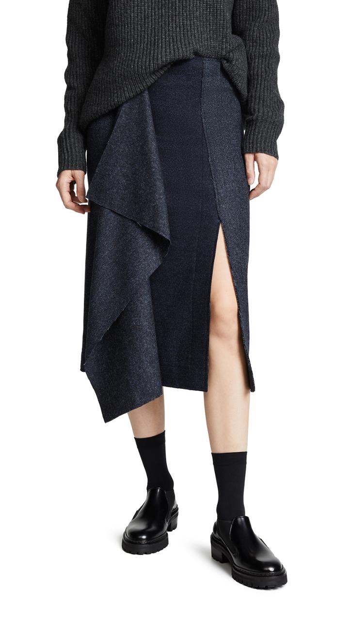 Cedric Charlier Asymmetric Skirt