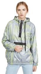 Natasha Zinko Printed Hooded Sport Jacket