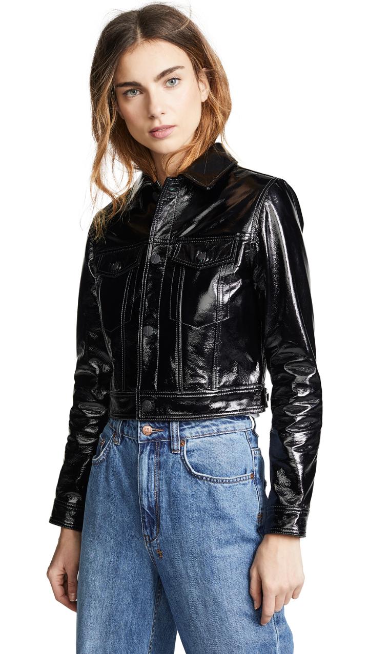 Ksubi A2b Patent Leather Jacket
