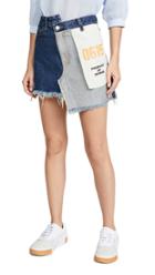 Monse Inside Out Denim Skirt