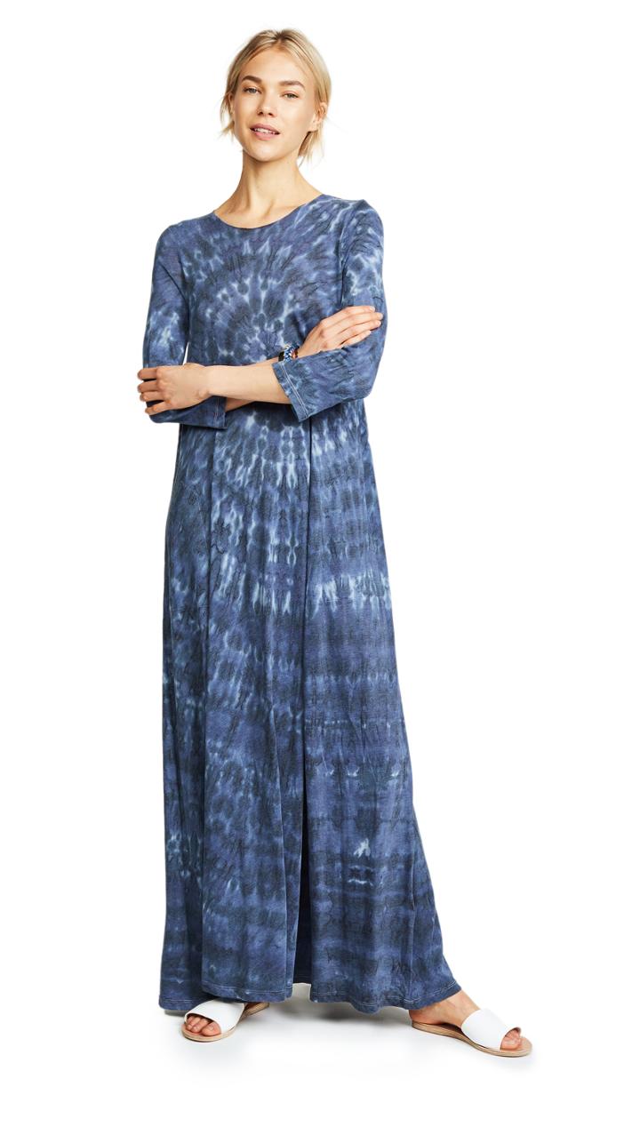 Raquel Allegra 1 2 Sleeve Drama Maxi